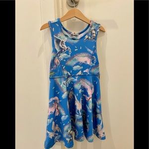 Jxstar Girls Unicorn Dress 120 4-5y
